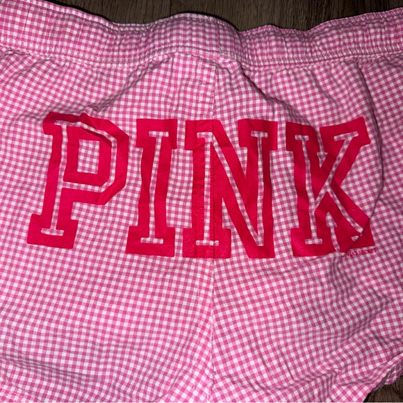 PINK Victoria's Secret Pink Checkered Athletic Shorts - Picture 2 of 5